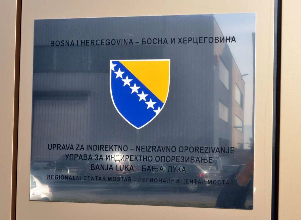 UIOBiH - Nastavak rasta prihoda od indirektnih poreza